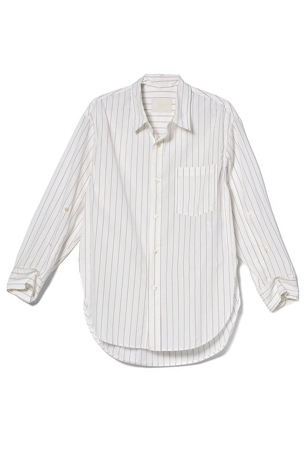 CITIZENS of HUMANITY-Kayla Shirt - Bitter Chocolate Stripe-