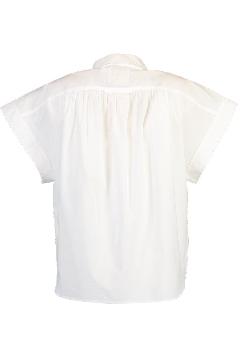 CITIZENS of HUMANITY-Penny Short Sleeve Blouse - White-