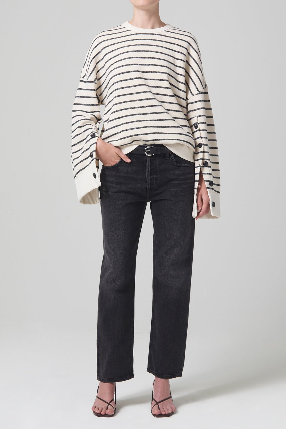 CITIZENS of HUMANITY-Luella Cape Sleeve Fleece-
