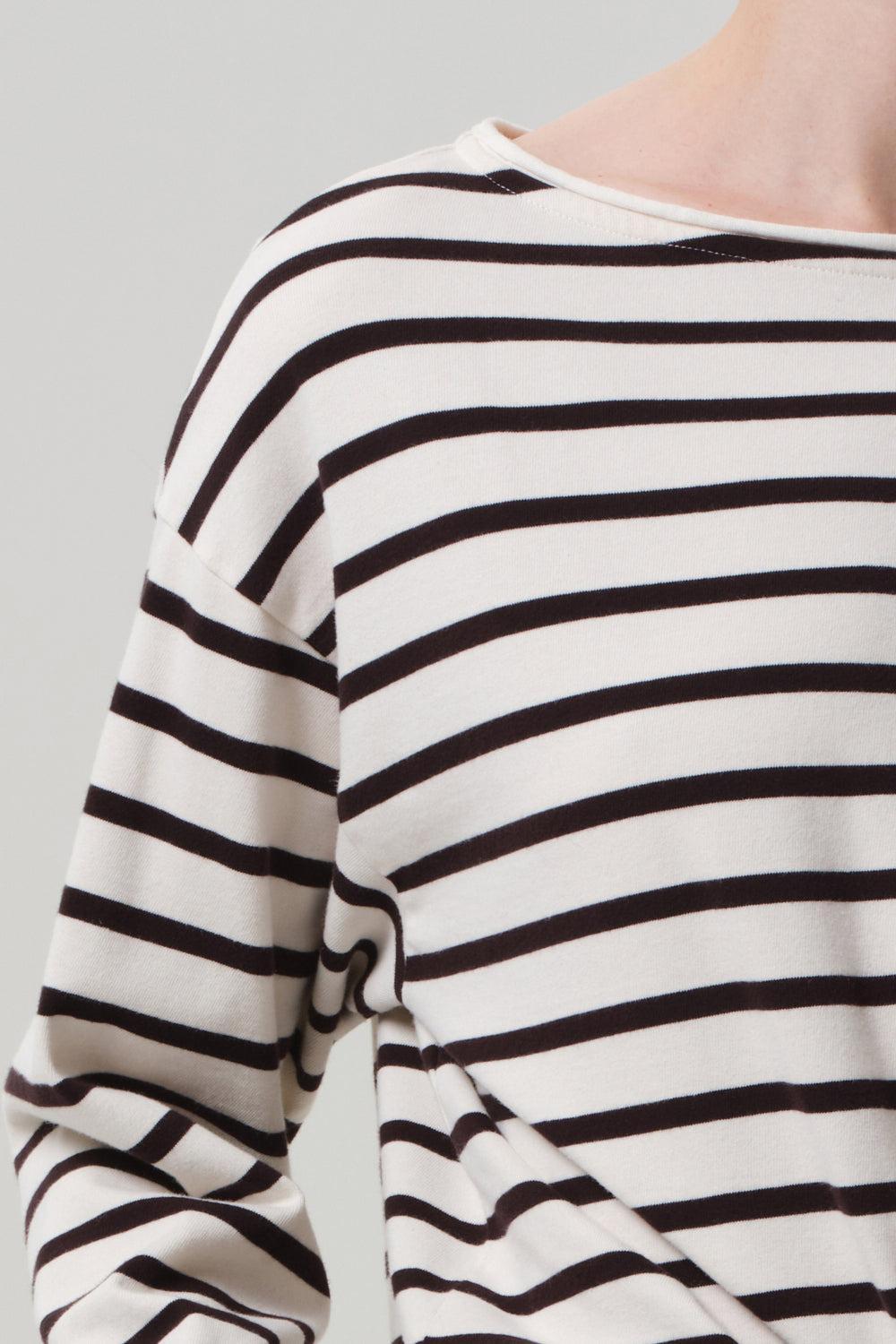 Boat Neck Long Sleeve Top-OFFWHCHO-XS-CLOTHINGTOPKNITS-CITIZENS of HUMANITY