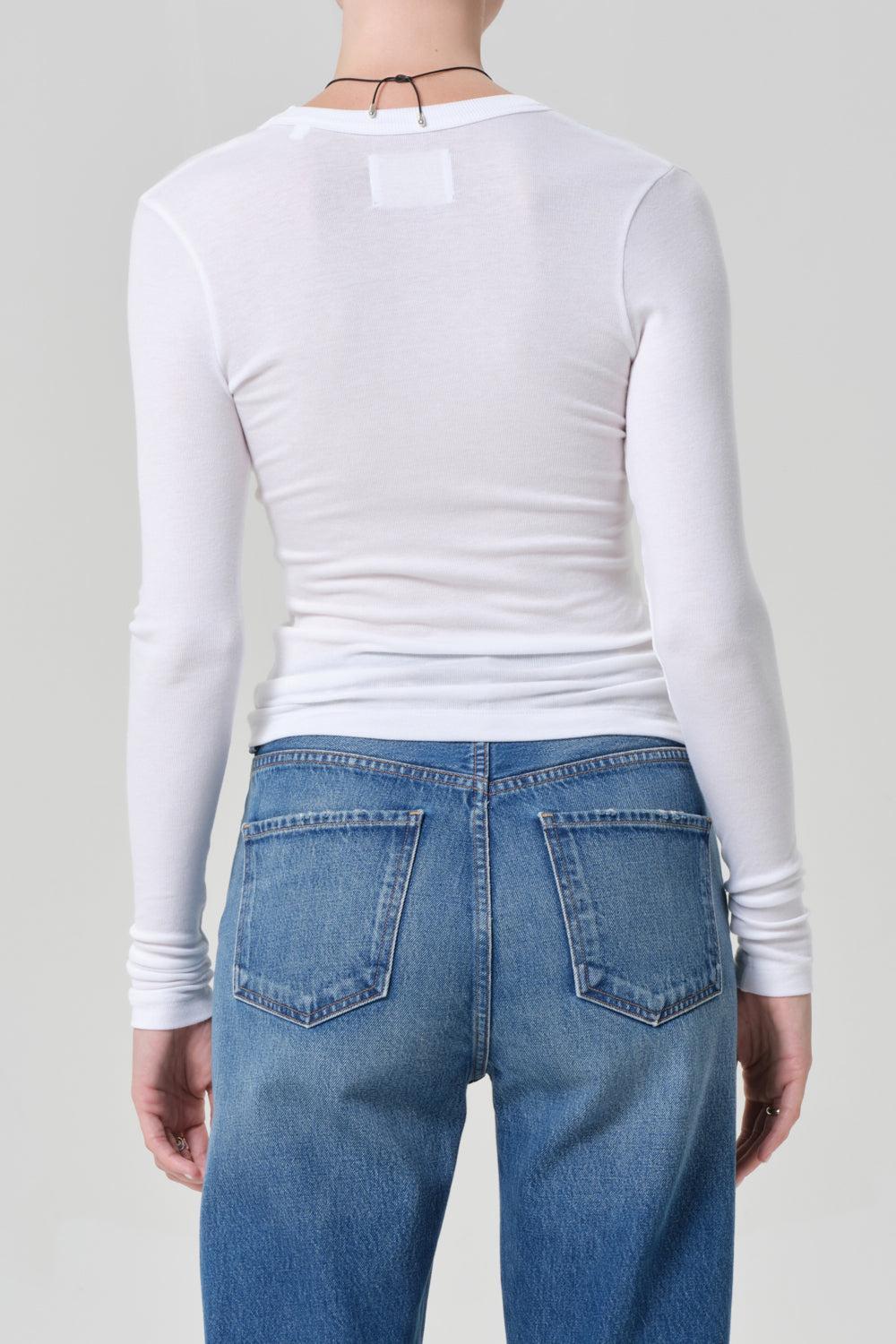 Mara Tee-WHITE-XS-CLOTHINGTOPKNITS-CITIZENS of HUMANITY