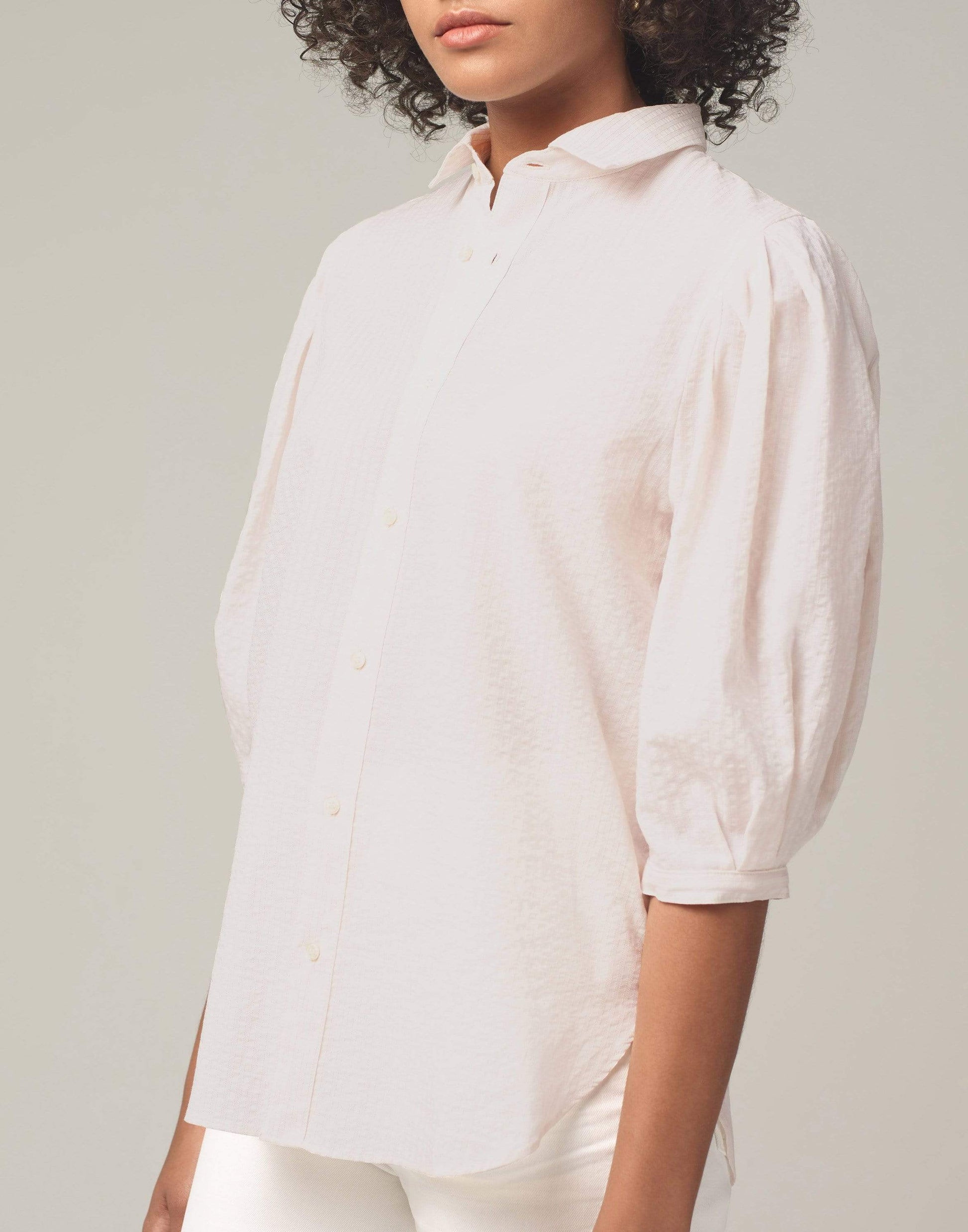 CITIZENS of HUMANITY-Ines Pleat Half Sleeve Shirt-