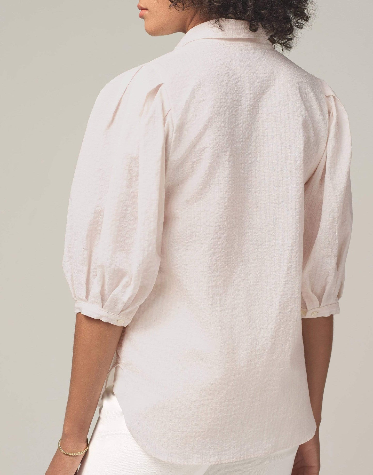 CITIZENS of HUMANITY-Ines Pleat Half Sleeve Shirt-