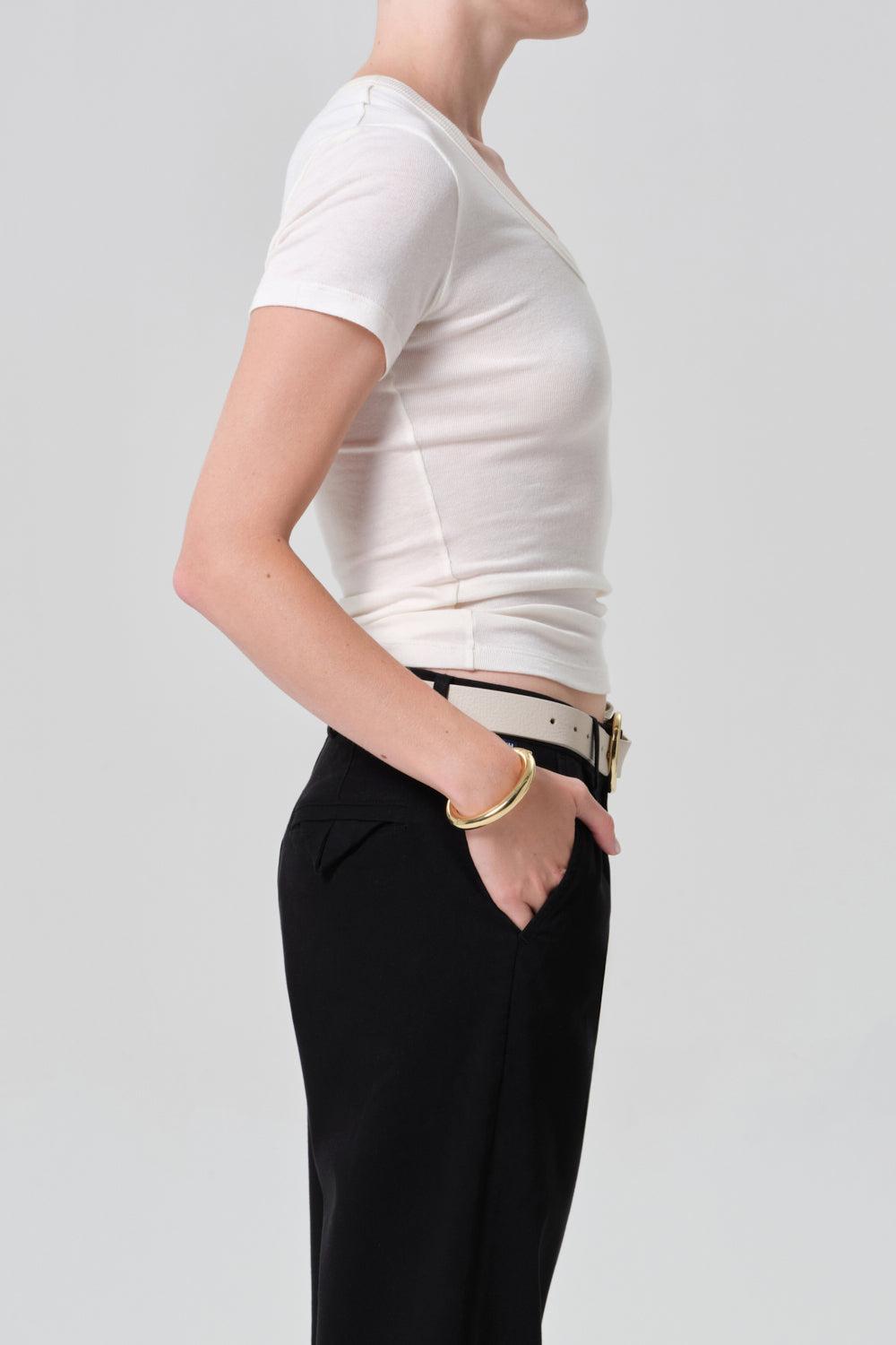 Maude Tee - Pashmina-CREAM-XS-CLOTHINGTOPT-SHIRT-CITIZENS of HUMANITY