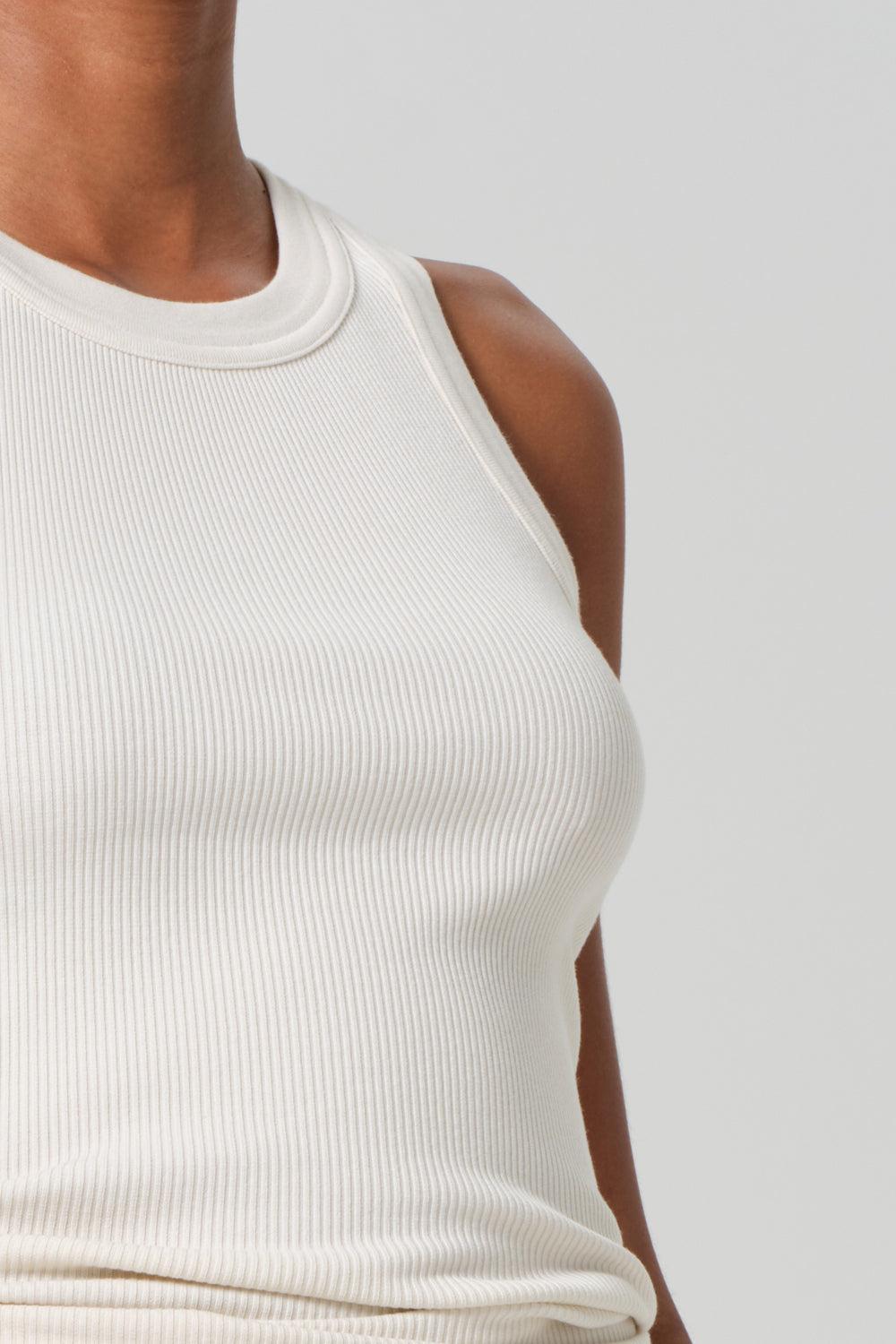 Isabel Rib Tank - Dune-DUNE-XS-CLOTHINGTOPTANK-CITIZENS of HUMANITY