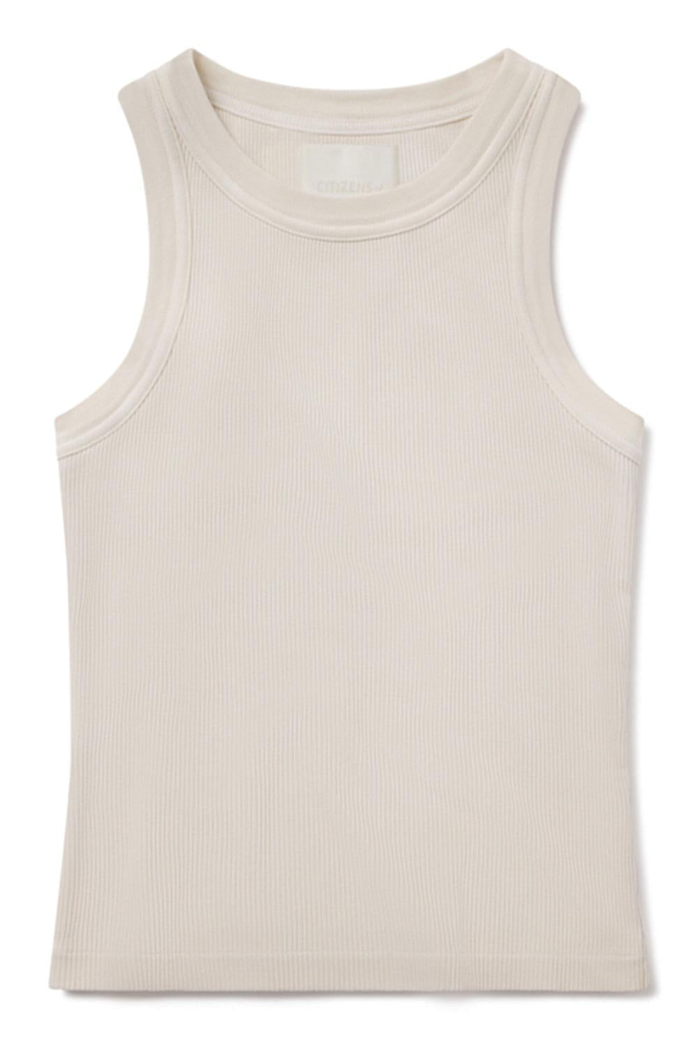 Isabel Rib Tank - Dune-DUNE-XS-CLOTHINGTOPTANK-CITIZENS of HUMANITY