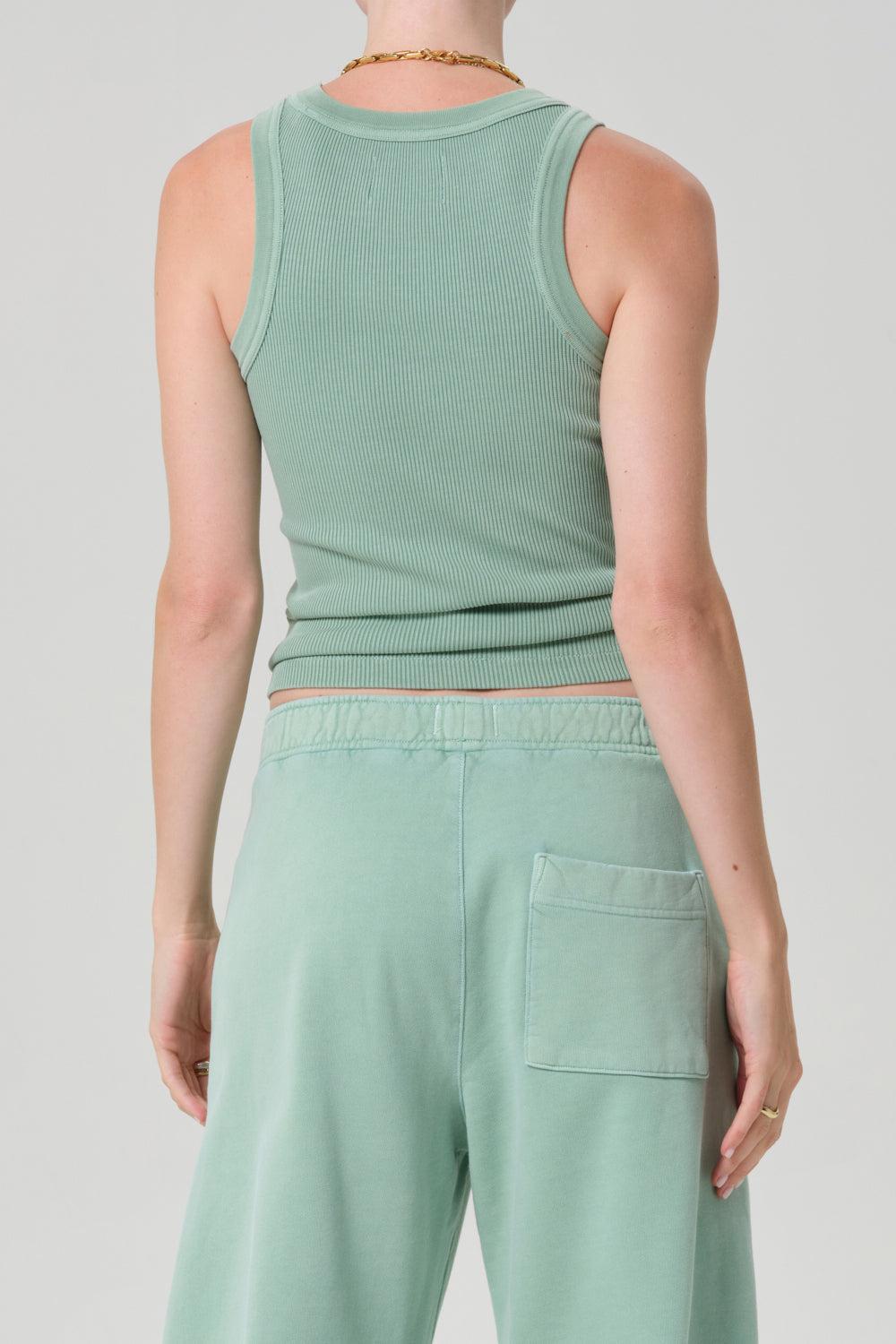 Isabel Tank - Cadet-GREEN-XS-CLOTHINGTOPTANK-CITIZENS of HUMANITY