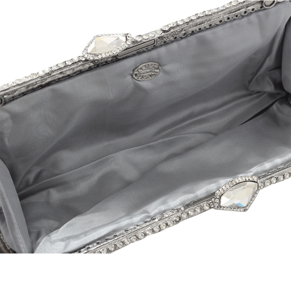 CLARA KASAVINA-Briana Starry Night Clutch-SILVER