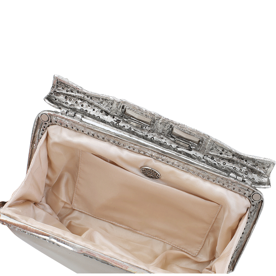 CLARA KASAVINA-Large Roberta Handbag-ICE