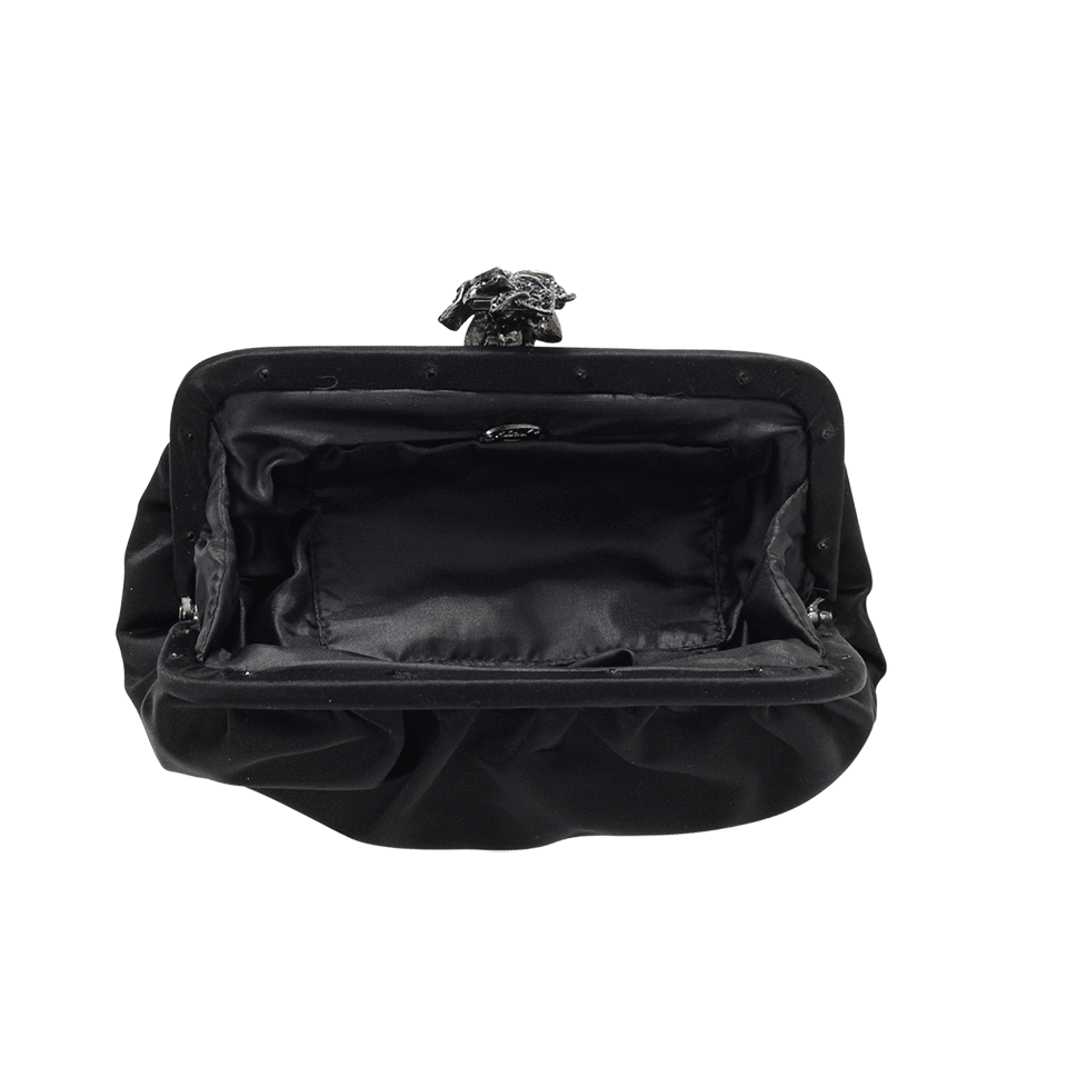 CLARA KASAVINA-Satin Handbag-JET