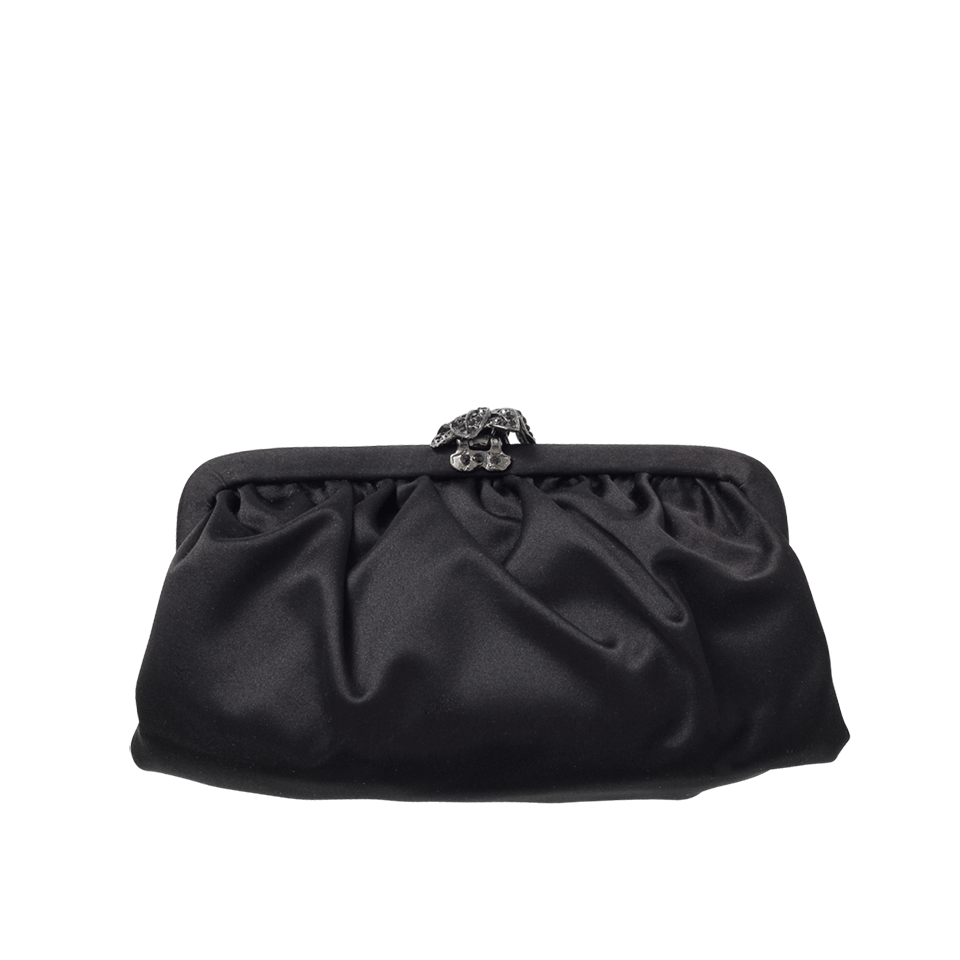CLARA KASAVINA-Satin Handbag-JET
