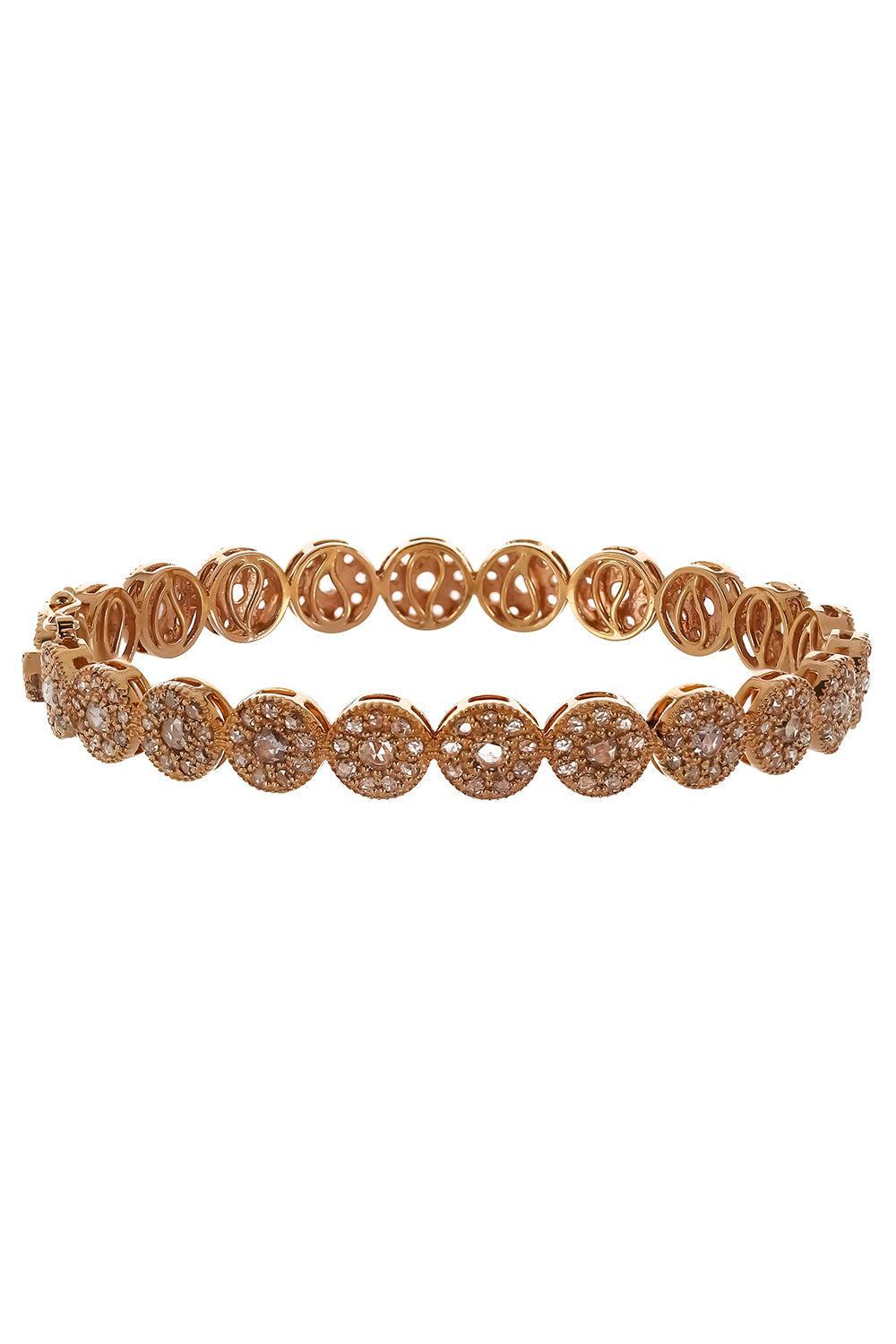 Diamond Rose Opera Bracelet-ROSE GOLD-M/L-JEWELRYFINE JEWELBRACELET O-COOMI