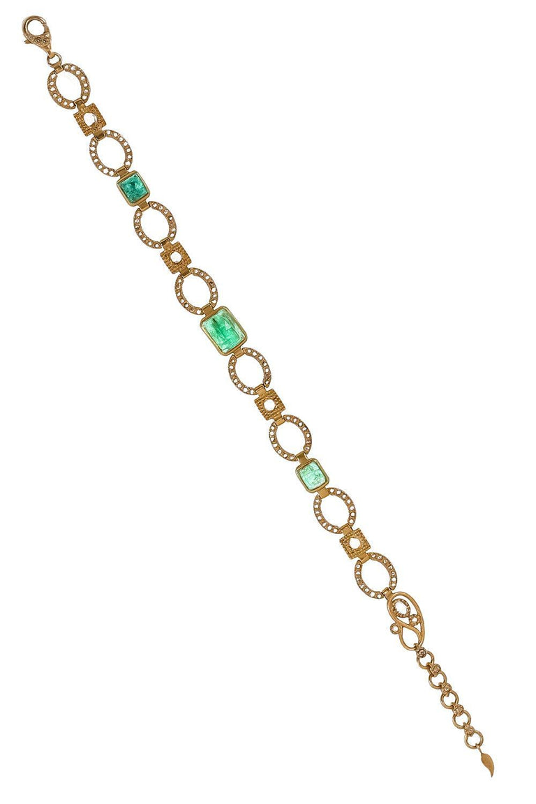 Emerald Mosaic Luminosity Bracelet
