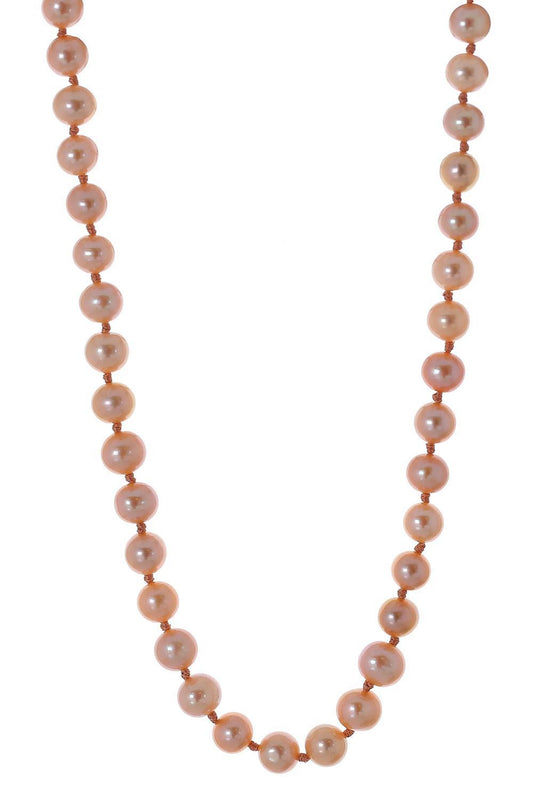 Pink Pearl Affinity Knotted Necklace