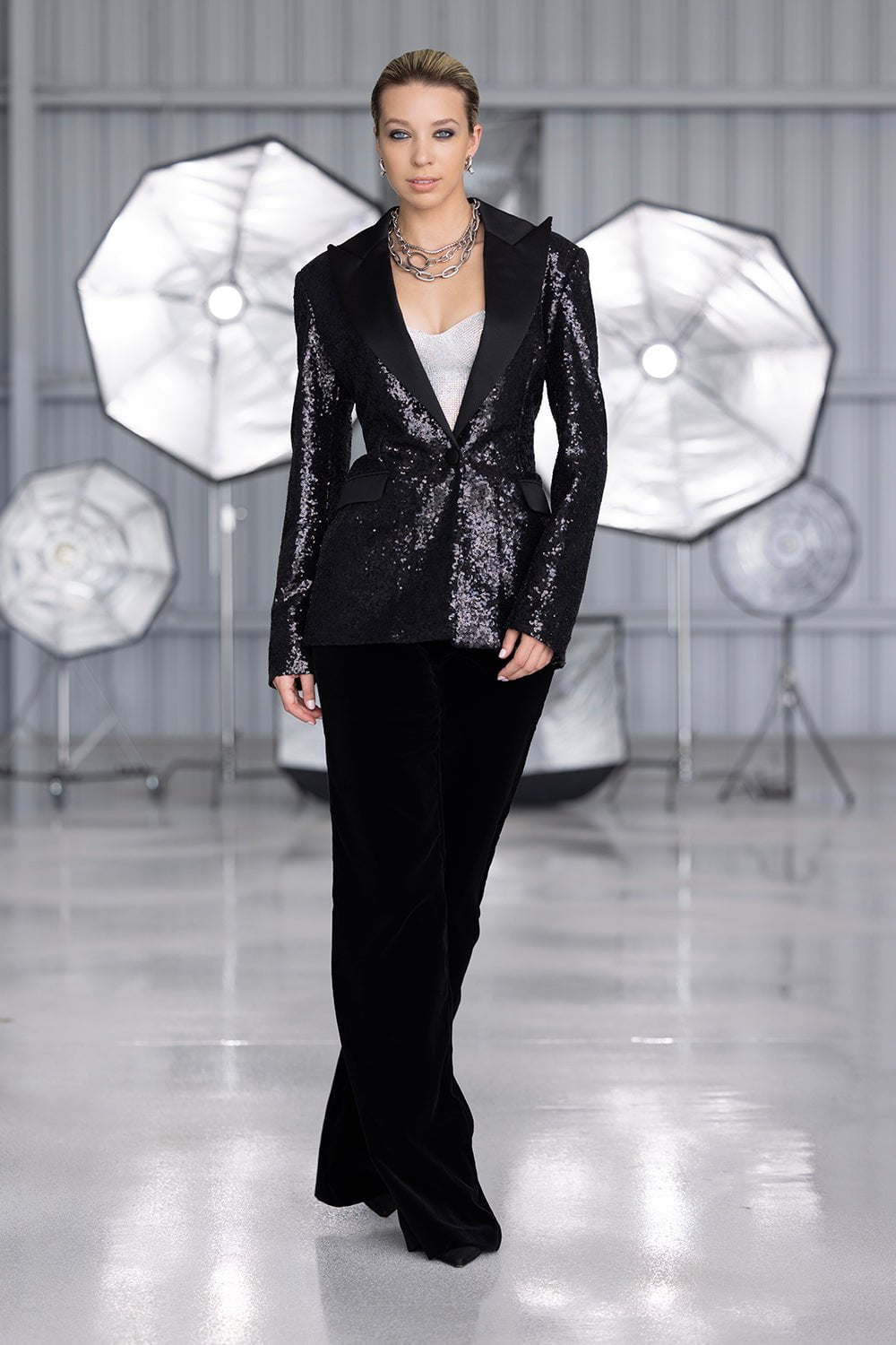 COSTARELLOS-Onyx Blazer-