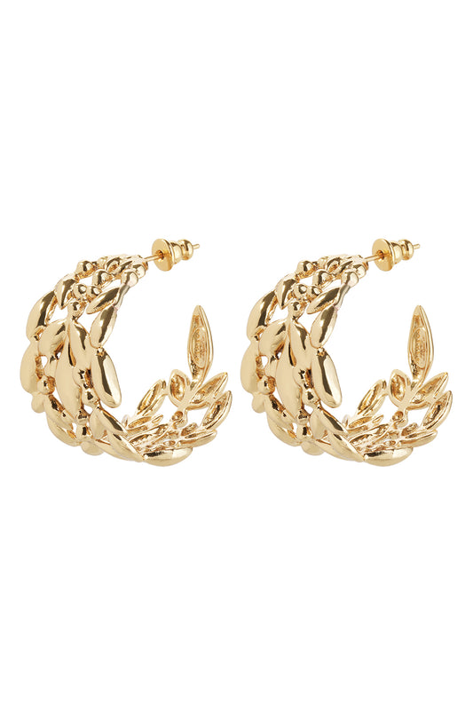 Olea Small Hoop Earrings
