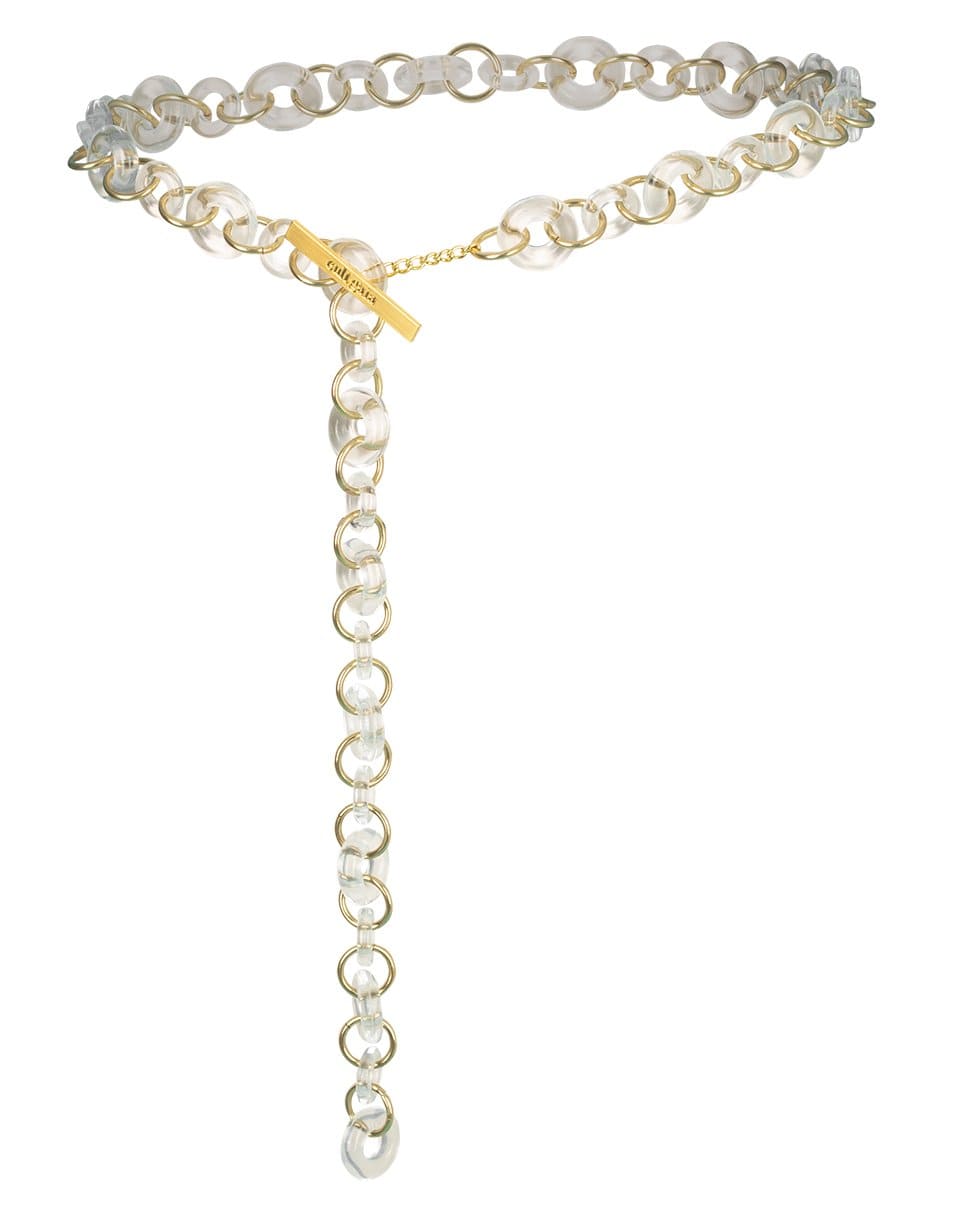 CULT GAIA-White Jasmin Chain Belt-