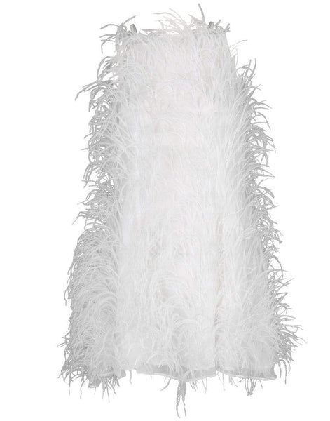 cult gaia shannon dress white Cream Carolina Herrera - Gabardine The design includes an Ceremonial Color:Heather Charcoal