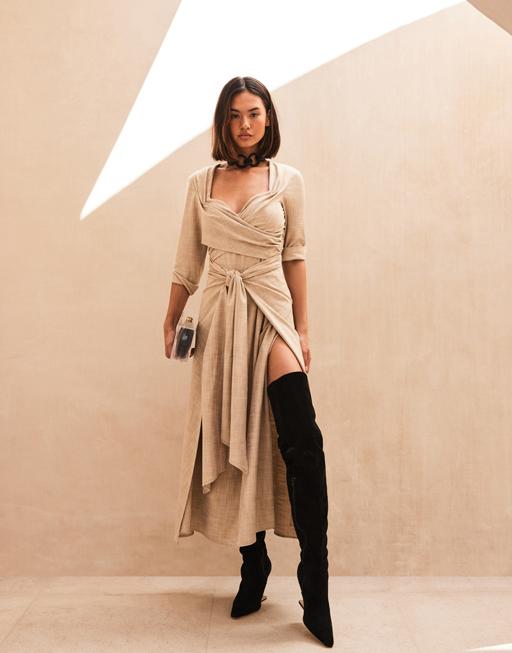 CULT GAIA-Agnes Dress with Slit-