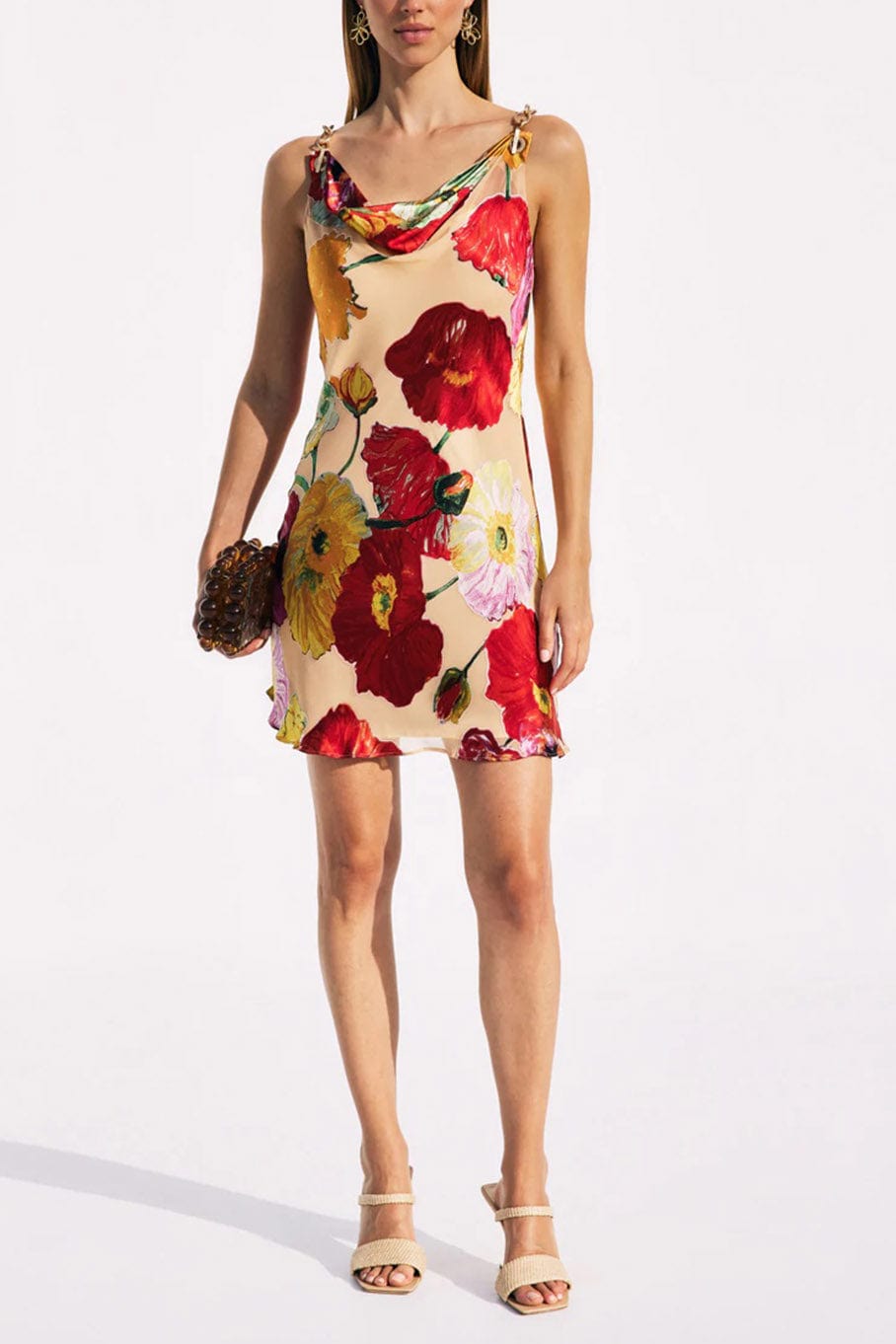 nerida silk dress Reformation Nerida Silk Dress In Turmeric