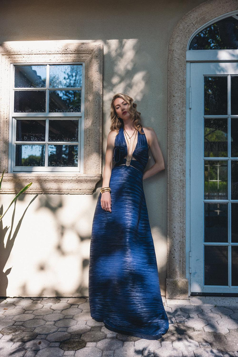 Cult Gaia - Jahzara Dress - Deep Lake Cult Gaia - Jahzara Dress - Deep Lake