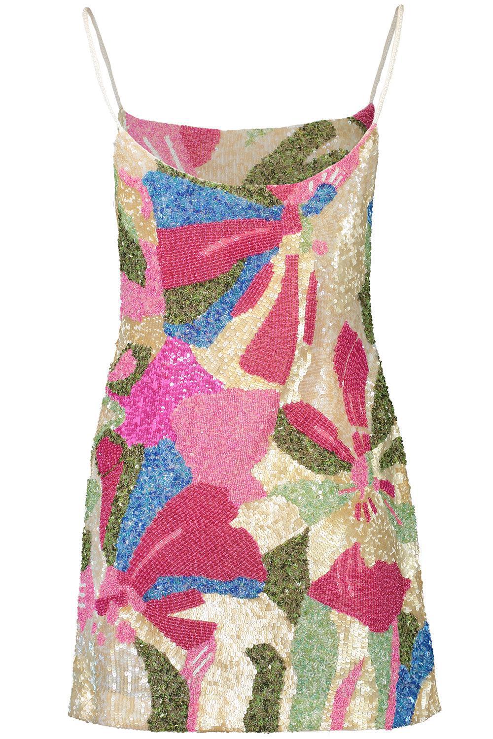 Bebe Dress-FLRLRSTT-XS-CLOTHINGDRESSCOCKTAIL-CULT GAIA