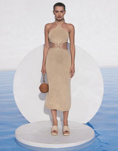 CULT GAIA-Sand Cameron Knit Dress-