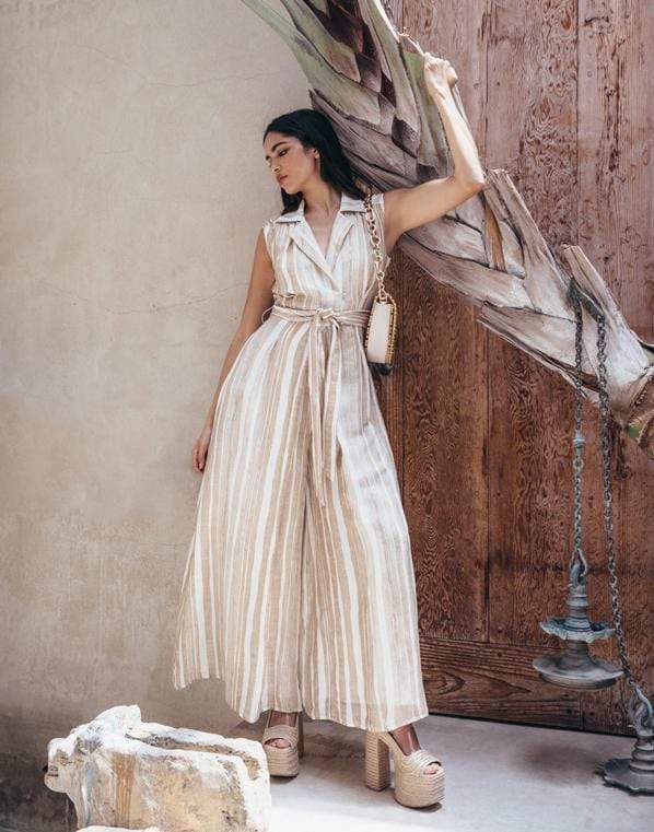 CULT GAIA-Sybil Jumpsuit Striped Jumpsuit-