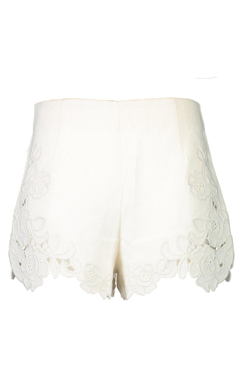 Suni Shorts-OFF WHITE-2-CLOTHINGPANTSHORT-CULT GAIA