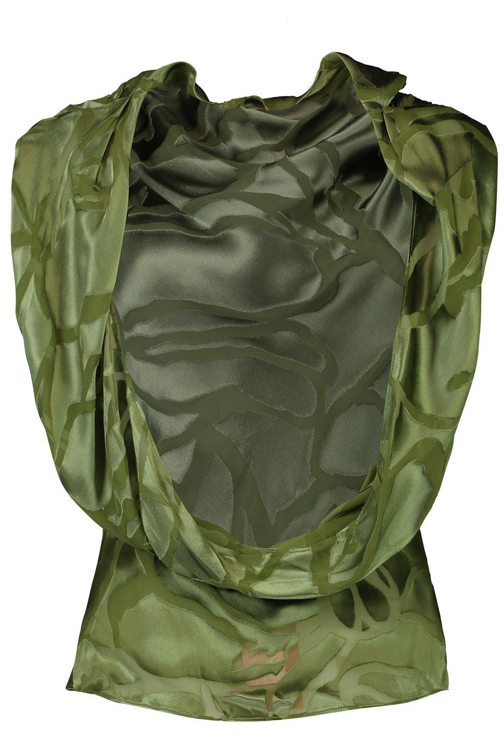 Monette Top-GREEN-2-CLOTHINGTOPBLOUSE-CULT GAIA