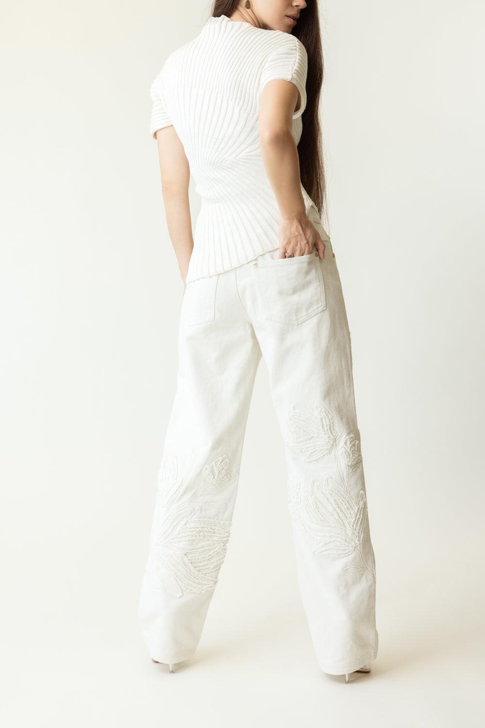 Annemie Top - Off White-OFF WHITE-XS-CLOTHINGTOPKNITS-CULT GAIA