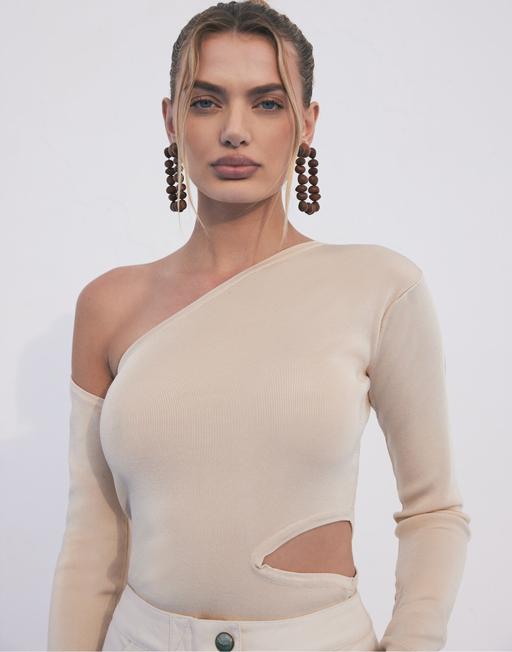 CULT GAIA-Sand Teri Knit Top-