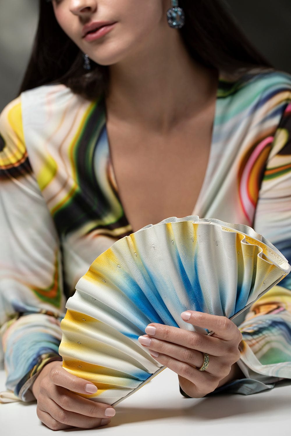 CULT GAIA-Nala Mini Clutch - Blue Multi-BLU/MULT