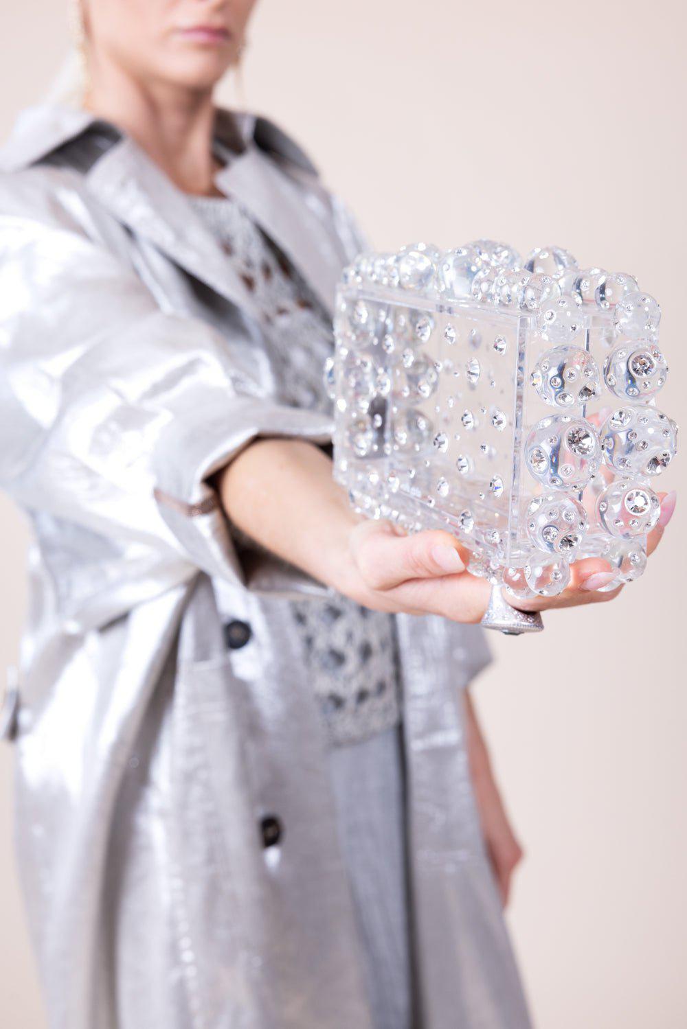 CULT GAIA-EOS Clutch - Clear Crystal-CLEAR/CL