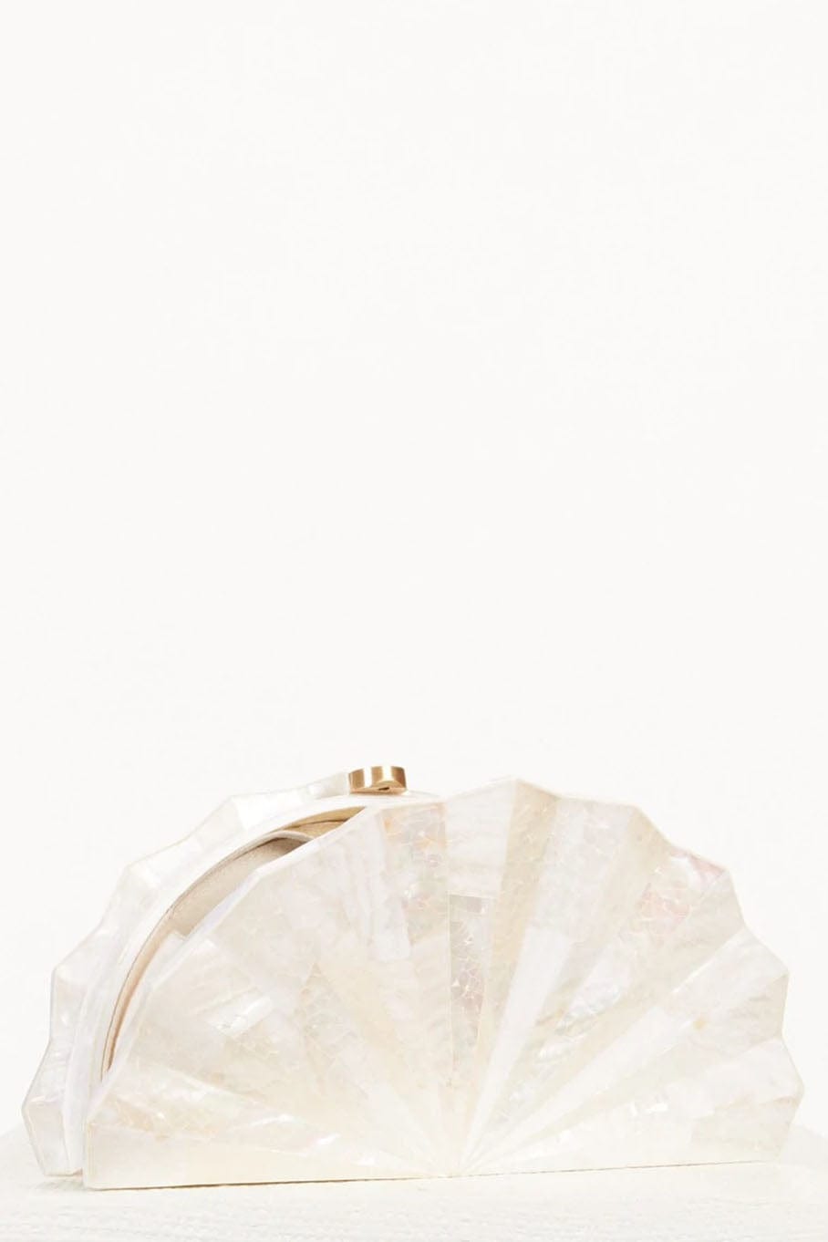 CULT GAIA-Esme Clutch-IVORY