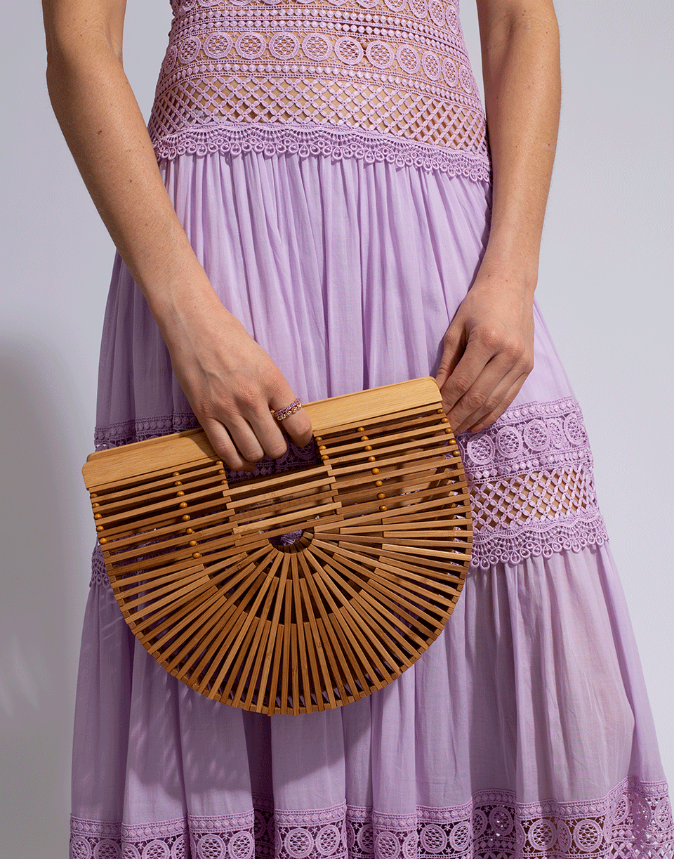 CULT GAIA-Small Arc Clutch-NATURAL