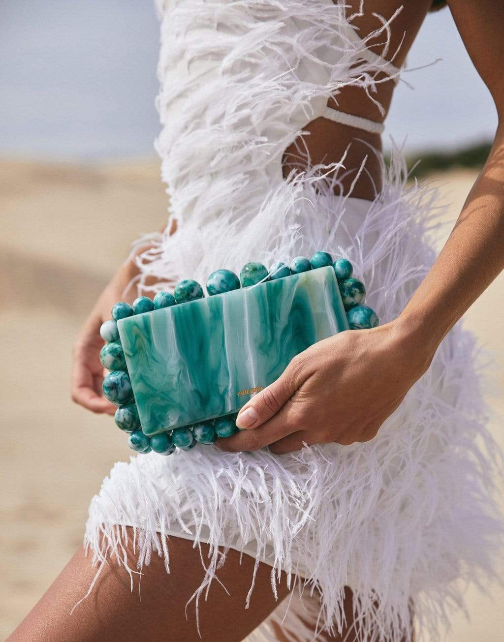EOS Box Clutch - Sage | CULT GAIA – Marissa Collections