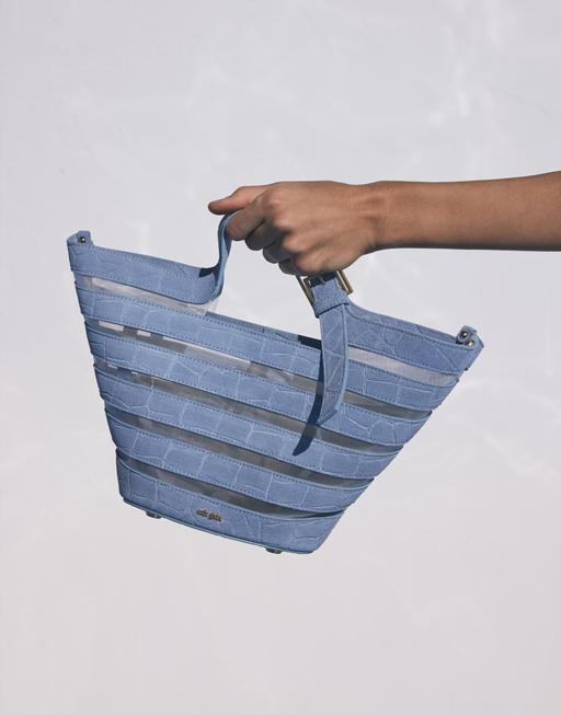 CULT GAIA-Maya Blue Laszlo Mini Crossbody-BLUE