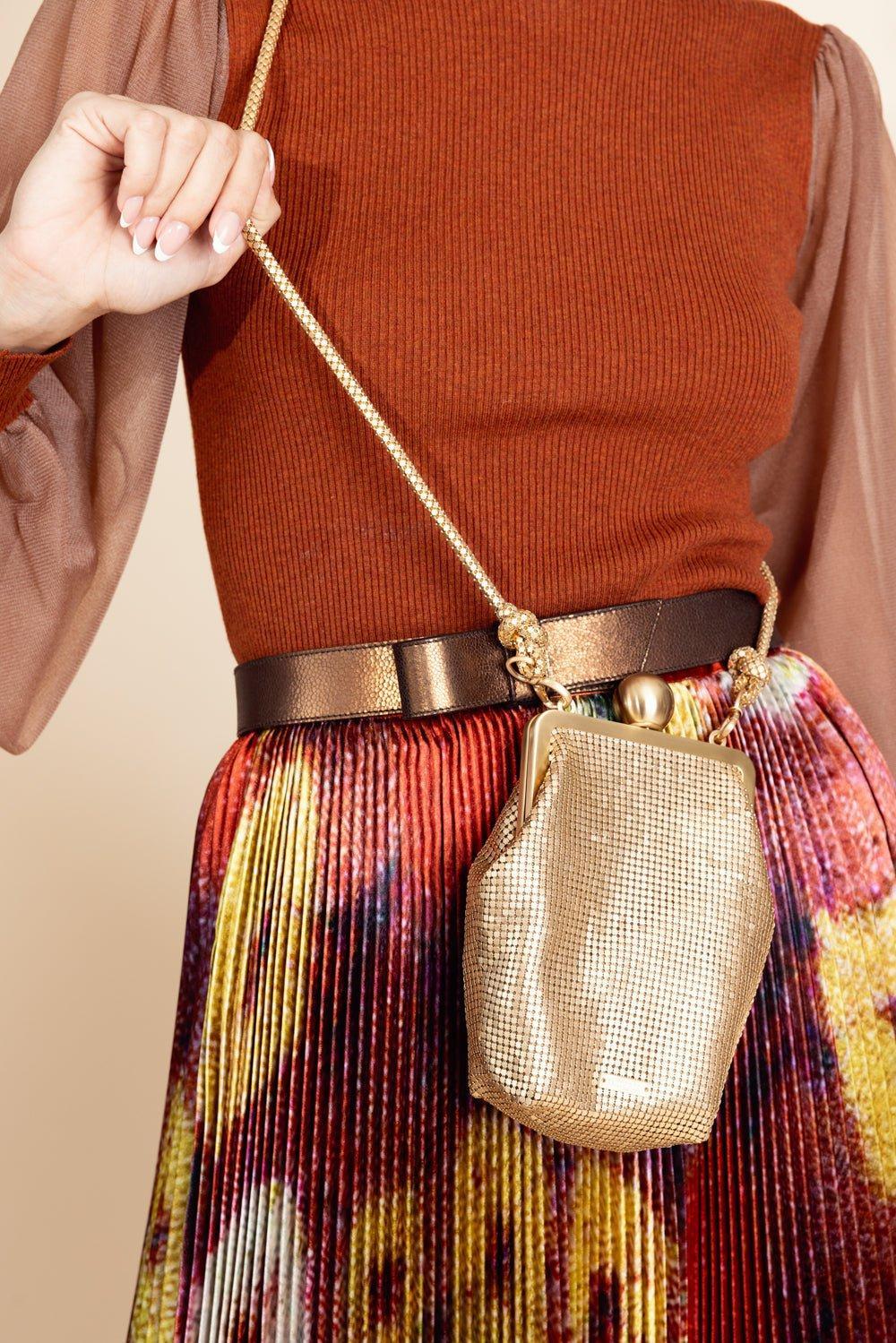 CULT GAIA-Maris Mini Crossbody - Brushed Brass-BRSHBRSS