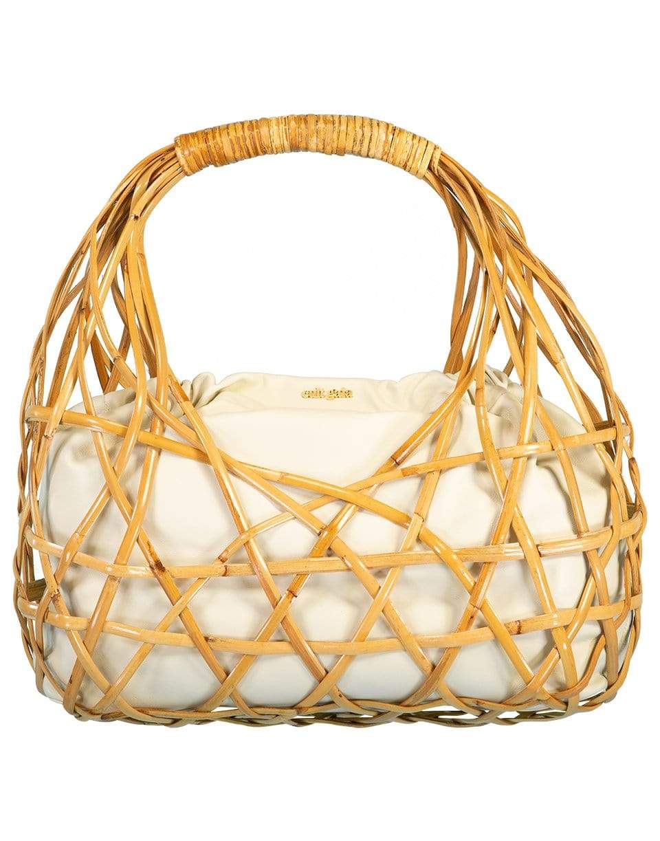 CULT GAIA-Natural Tan Aviva Top Handle Bag-NATURAL