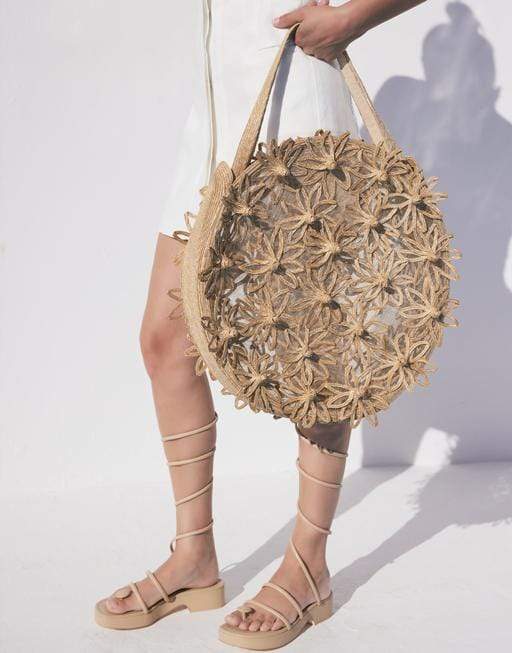 CULT GAIA-Natural Tan Lani Tote-NATURAL