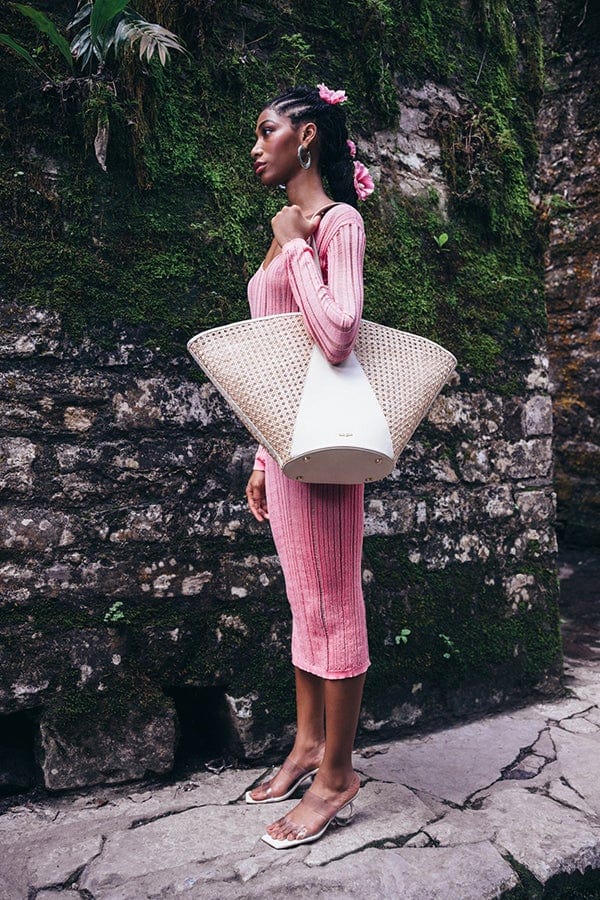 CULT GAIA-Roksana Large Tote-NATURAL