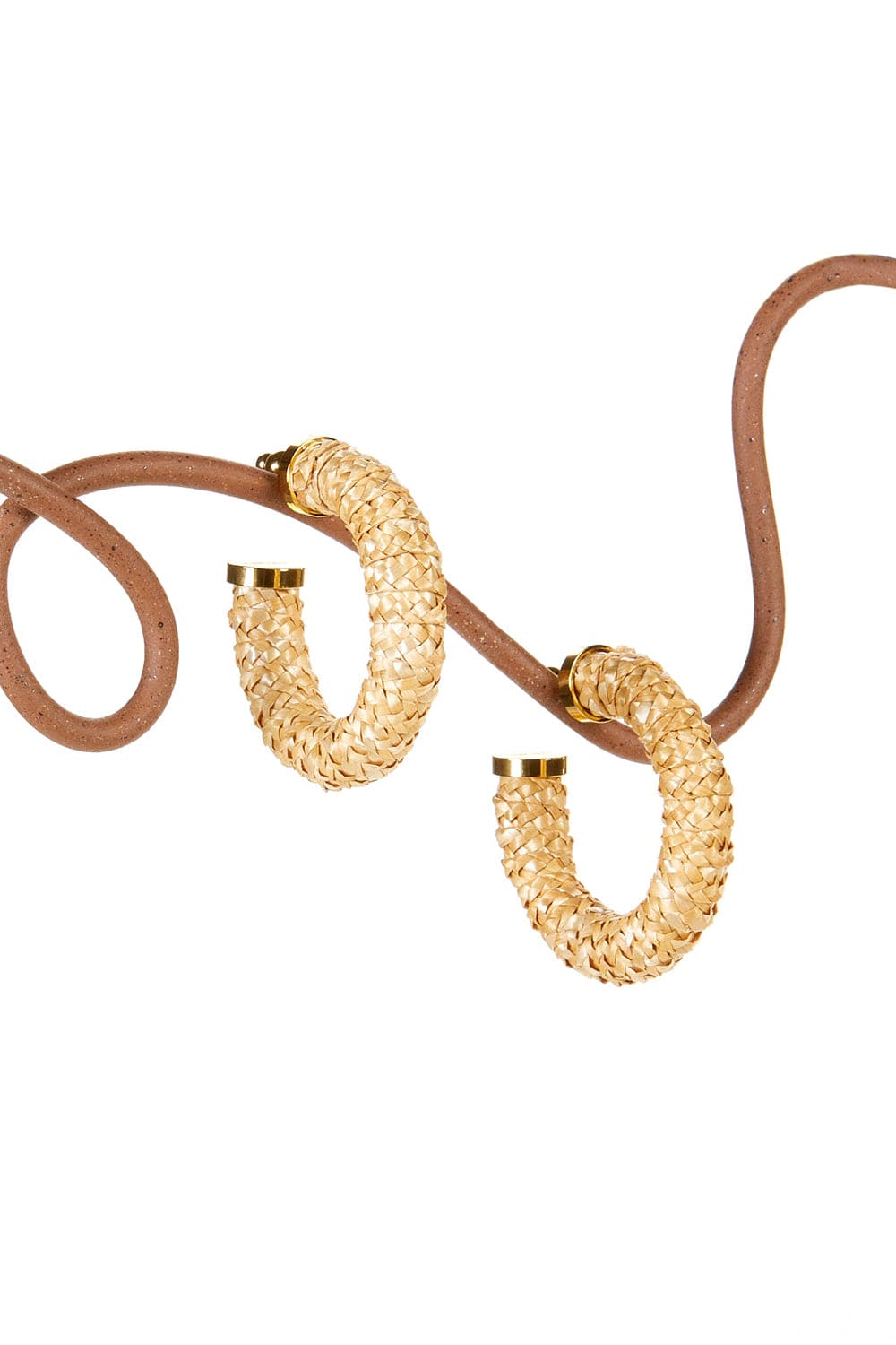 CULT GAIA-Valence Earring - Straw-NATURAL