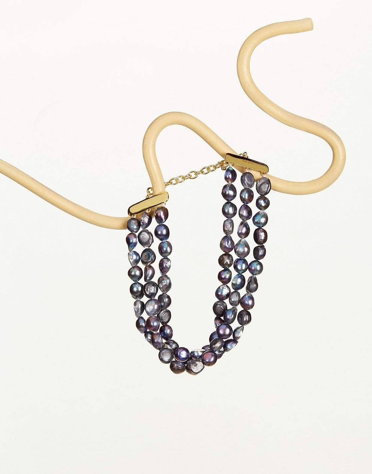 CULT GAIA-Black Pearl Nora Choker-BLACK