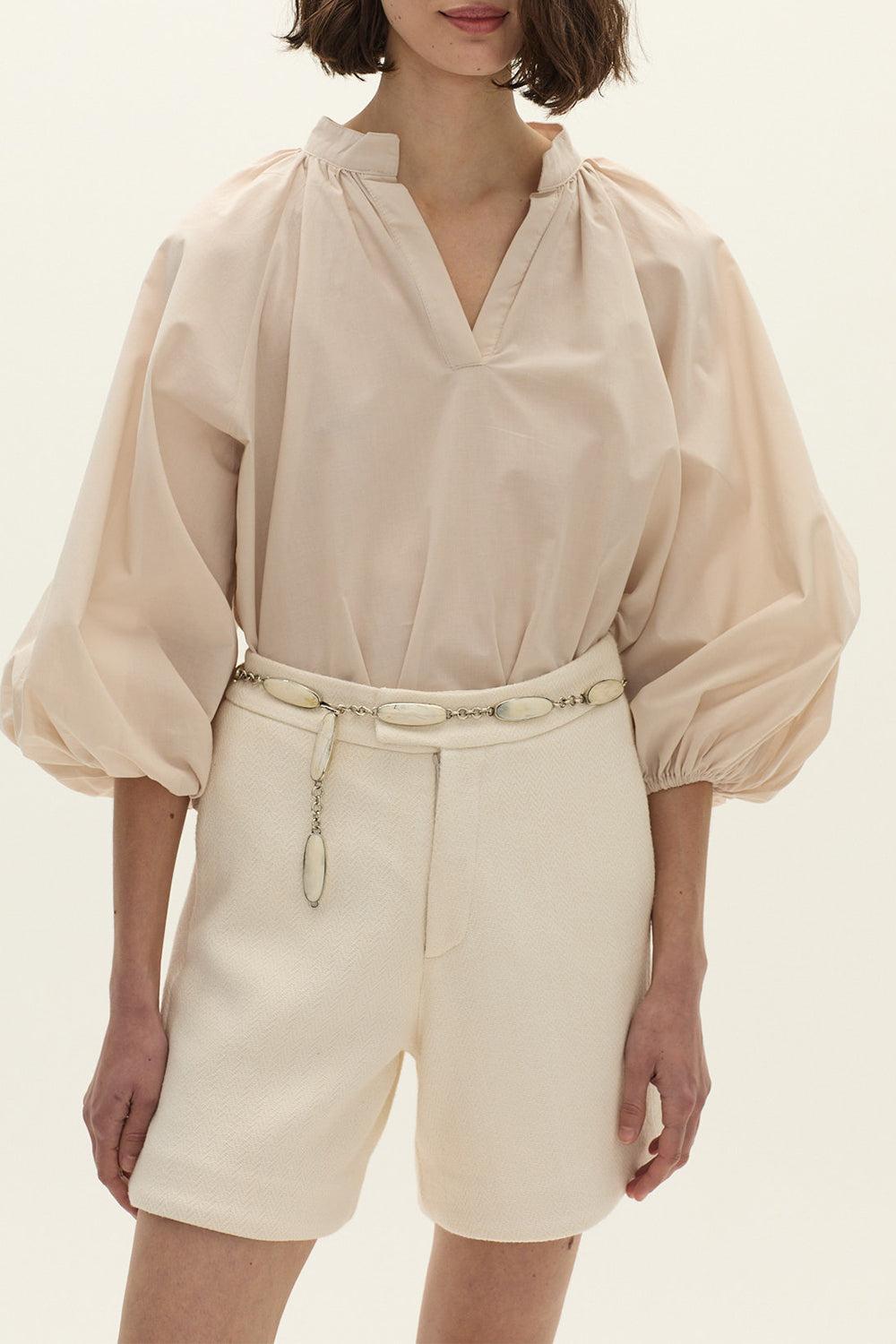 Lazo Short-CREAM-34-CLOTHINGPANTSHORT-CURATORIA