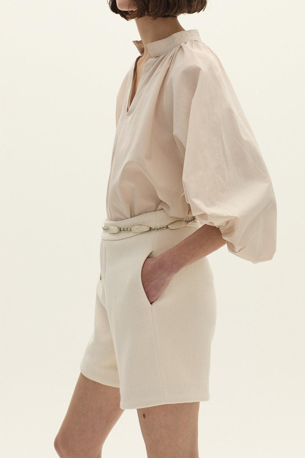 Lazo Short-CREAM-34-CLOTHINGPANTSHORT-CURATORIA