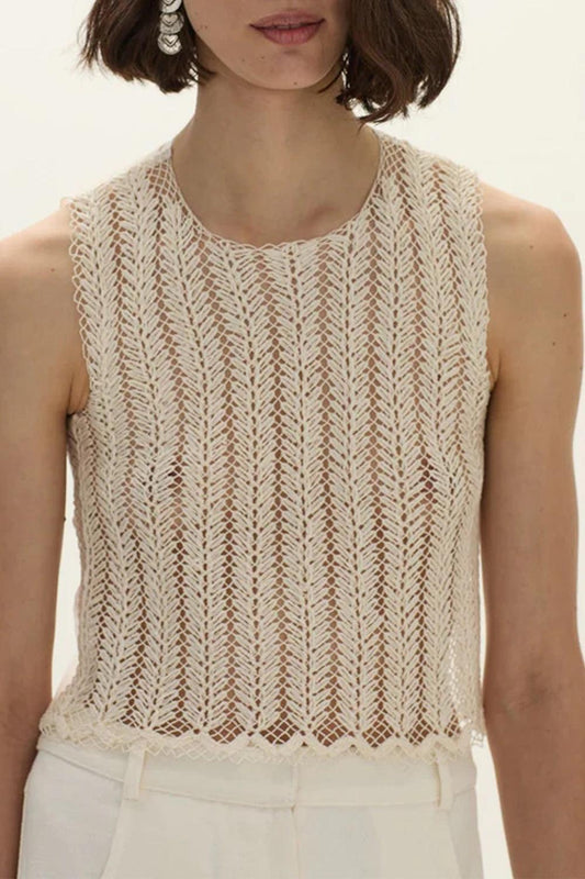 Yunga Top-CREAM-S-CLOTHINGTOPKNITS-CURATORIA
