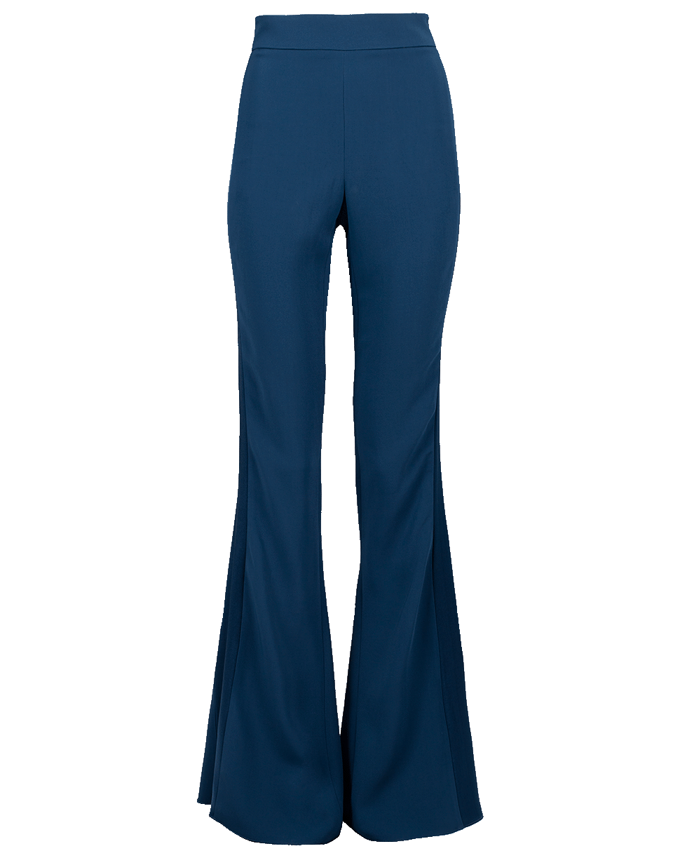 CUSHNIE-High Waist Flare Pant-