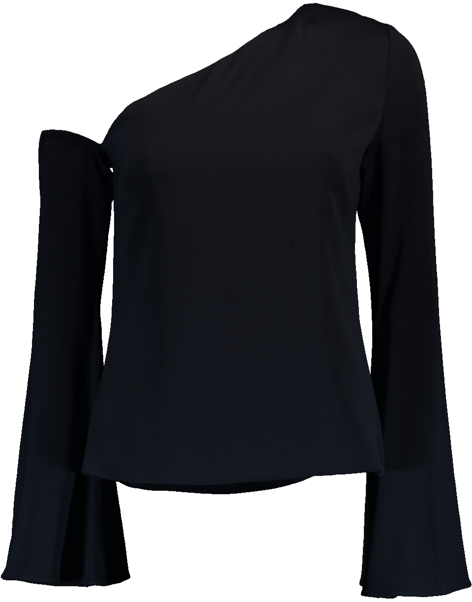 CUSHNIE-One Off Shoulder Top-
