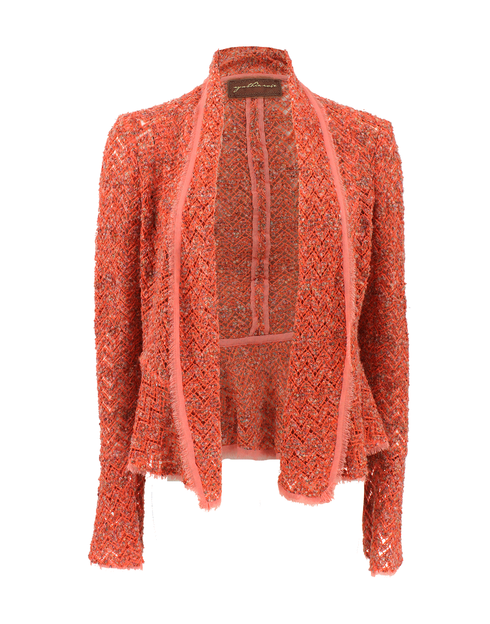 CYNTHIA ROSE-Elizabeth Chevron Jacket-CRLREEF